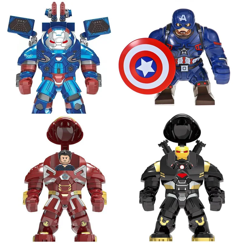 

69 стилей герои пауки человек Рино джуггернаут танос модель фигурки блоки Строительные блоки игрушки для детей