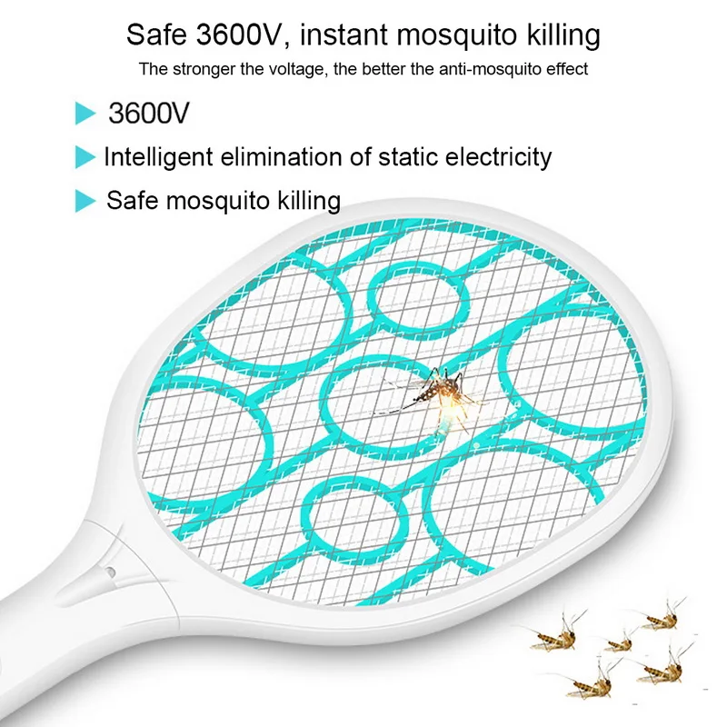 2020 USB Chargerable Home Электрический мух от комаров Жук Zapper Swatter москитный убийца