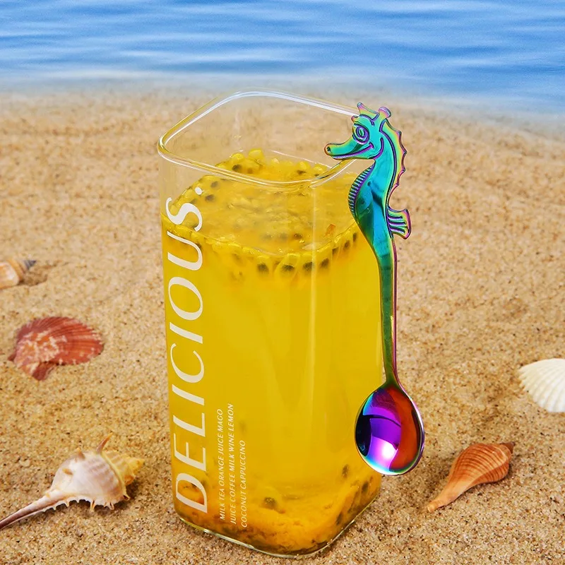 Кофейная ложка из нержавеющей стали Креативные кухонные ложки для морского