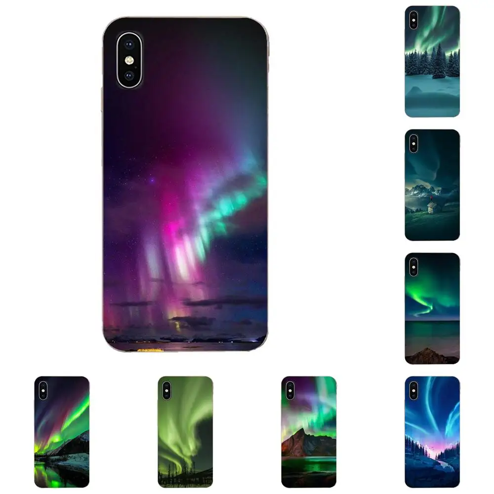 Северное сияние для huawei Honor 4C 5A 5C 5X6 6A 6X7 7A 7C 7X8 8C 8S 9 10 10i 20 20i Lite рro гладкий Чехол из ТПУ
