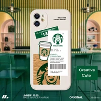 3d relief phone case for iphone 11 12 mini pro x xr xs max 6 7 8 plus se 2 cartoon creative coffee soft tpu cover girls