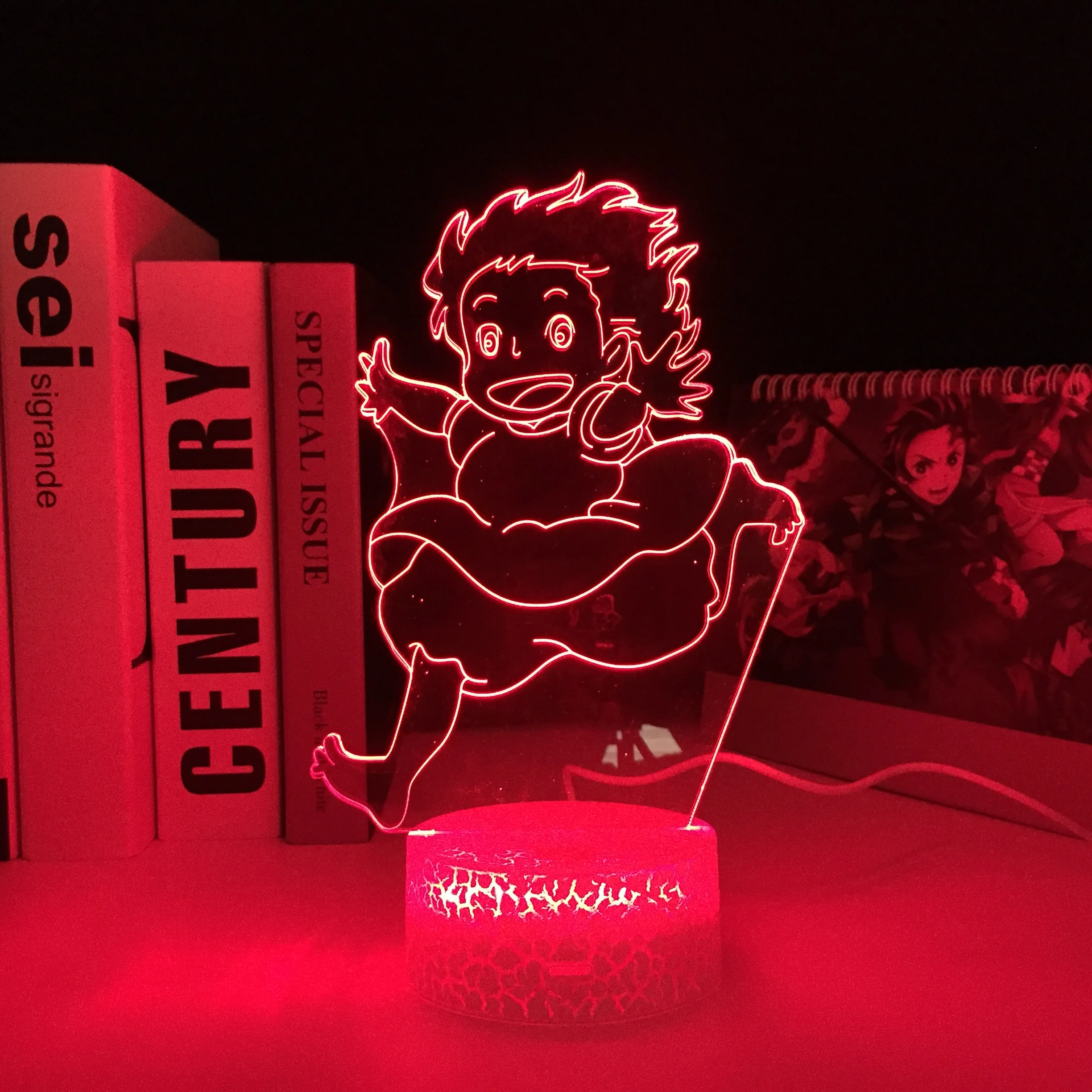 

Japan Anime Figure Mei 3D LED White Base Night Light Colors Changing Kids Bedroom Decorative Girl Birthday Gift Desk Lamp