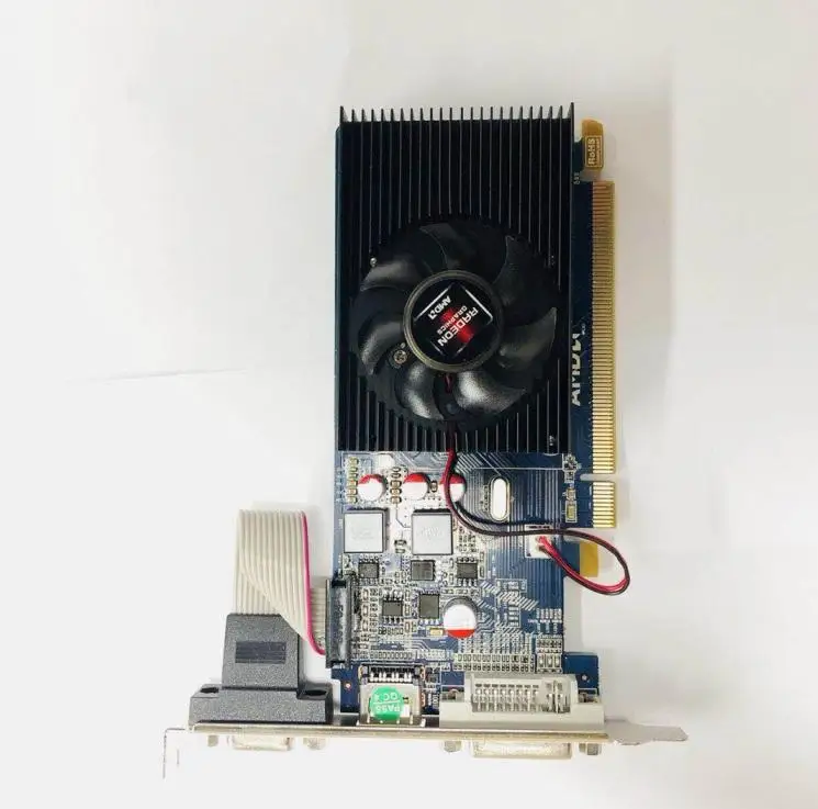 HD7450 Game Graphics Card 2GB DDR3 PCI Express 2.0X16 Video Cards Small Chassis Dedicated High-end Desktop PC Graphics Card