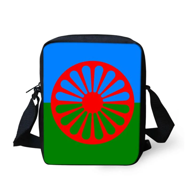 

Fashion Romany Roma Travellers Flags Print Crossbody Bags for Women Messenger Bag 2020 Custom Casual Flaps Female Shoulder Bags
