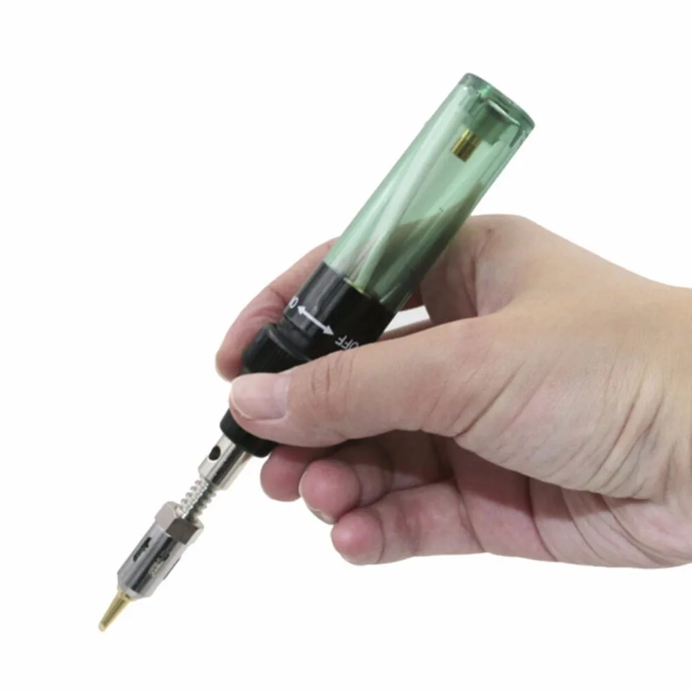 

Kit Welding Pen Plastic Soldering Welding 3In1 Butane Gas Gas Soldering