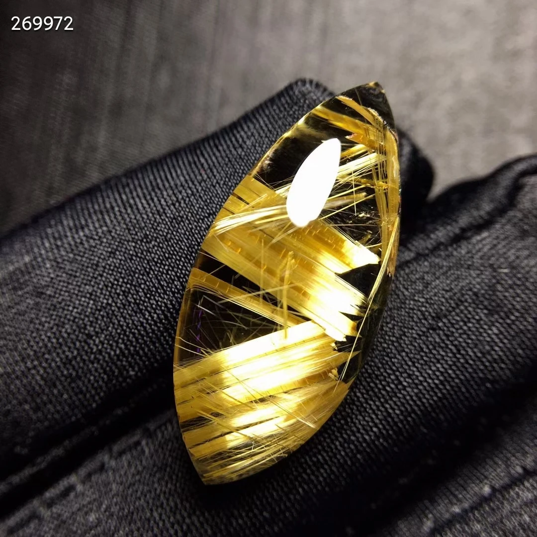 Натуральный Золотой рутилированный кварцевый цветок кулон 29*13 5*8 2 мм богатые