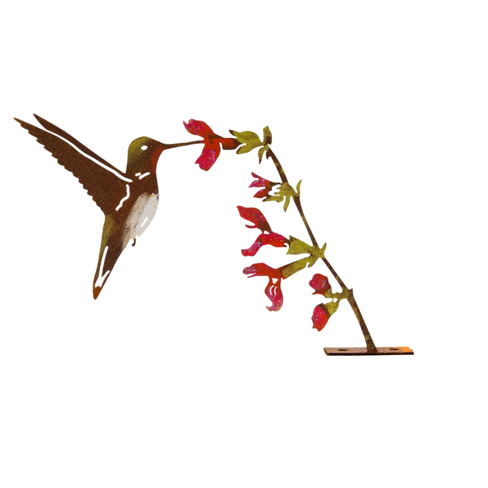 Садовые металлические украшения ручной росписи цветущие для сада домашнее