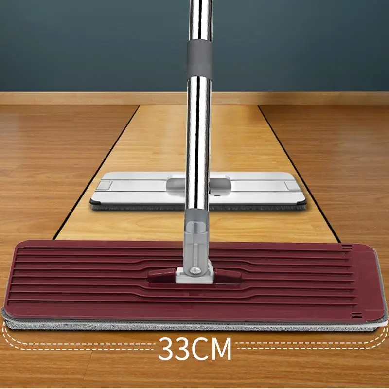 

Cleaning Mops Free Hand Spin Cleaning Microfiber Mop With Bucket Flat Squeeze Spray Mop Home Kitchen Floor Clean Tools