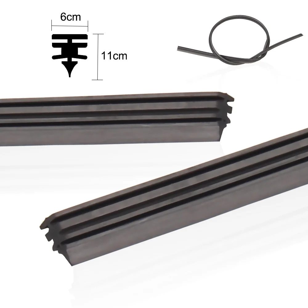 

2Pcs/Set Windshield Repairs Vehicle Windshield Insert Natural Rubber Wiper Accessories 26"28"30"32" Car Wiper Blade Strip