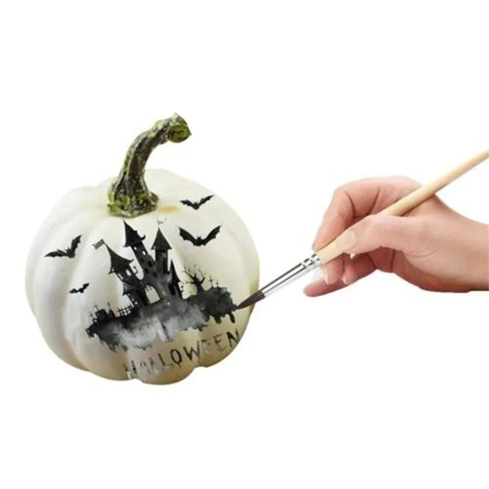 12 штук белой искусственной тыквы на Хэллоуин поделки сделай сам для украшения