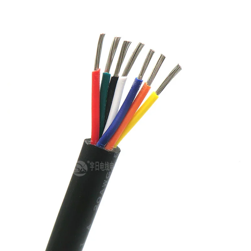 UL 2464 кабель оболочка провода 7 ядро 28 26 24 22 20 18AWG через экструзионный