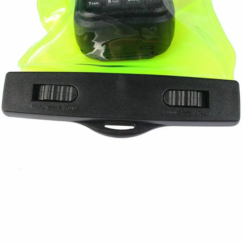 Зеленая Водонепроницаемая прозрачная сумка для радио комплект чехлов защитный