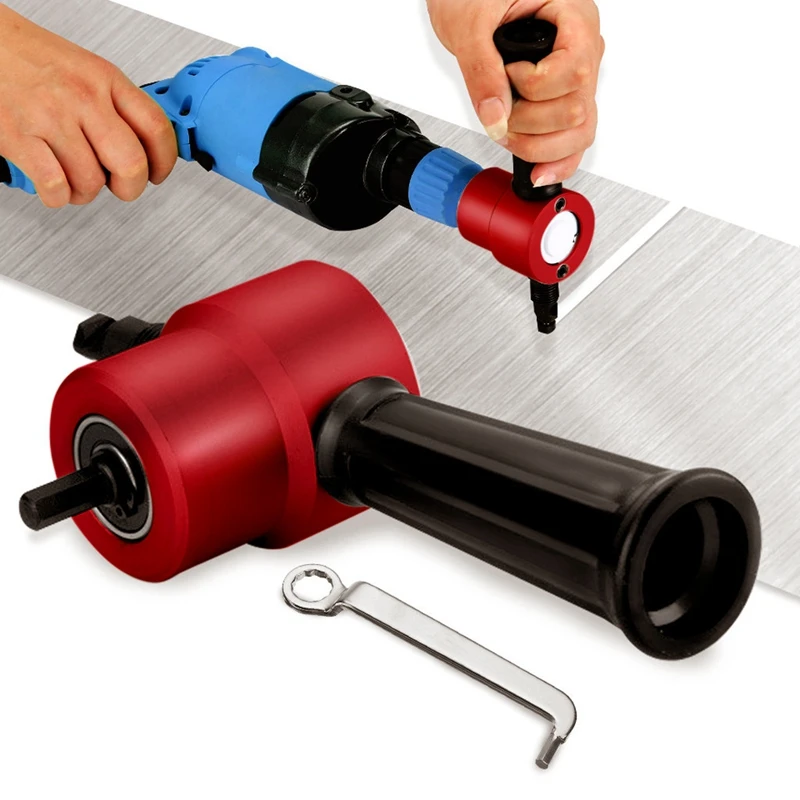 Двойной головкой грызть металла для резки листового Режущий инструмент дрель |