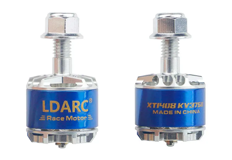 LDARC XT1408 KV3750 3 4S бесщеточный двигатель FPV Для радиоуправляемых гоночных