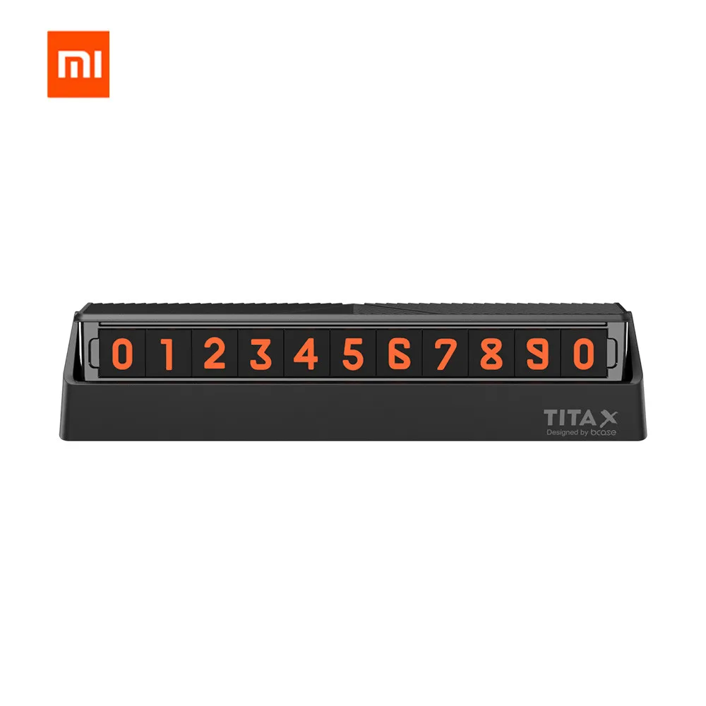 Xiaomi Mijia Bcase, TITA X Share To Bcase, откидной Чехол, автомобильный, умеренный, парковочный телефон, номерная карта, мини-украшение для автомобиля