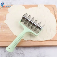 upspirit rolling dough cutter stainless steel pizza wheel cookie biscuit scraper slicer fondant cake mold baking pastry tools
