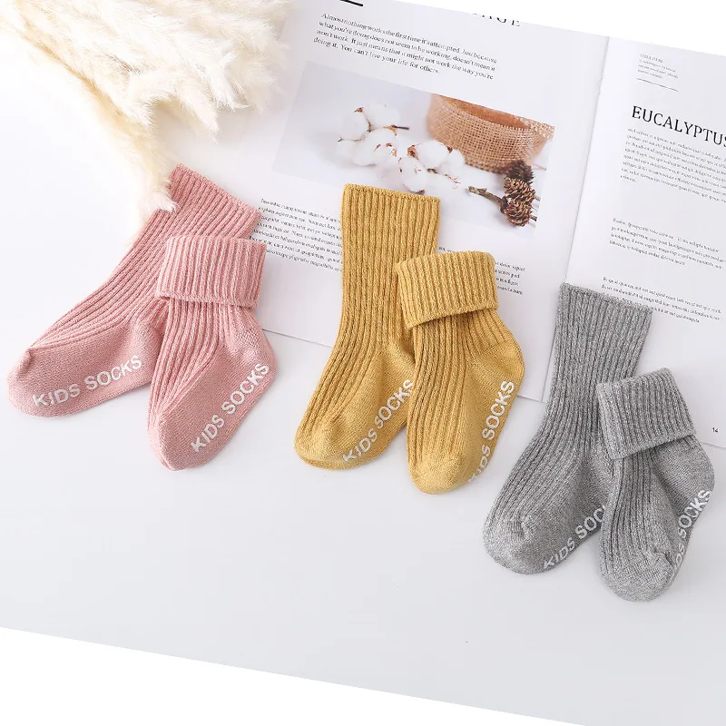 

Baby Girls Socks Cotton Big Bow Socks Sweety Toddler Girls Stockings Baby Stuff for Girls Infant Knee High Baby Non-slip Socks
