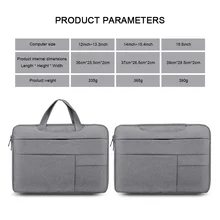 Laptop Bag Case For MacBook Air Pro Mac Book 13.3 15.6 13 15 15.4 16 inch Huawei Matebook D 14 Computer Sleeve Cover Accessories