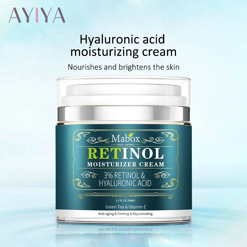 

50ml Collagen Vitaming C Anti-aging Cream Retinol Face Cream Hyaluronic Acid Hydrating Vitamin E Tighten Skin Whitening Cream