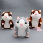 Симпатичный плюшевый разговор, кивающий хомяк, игрушка, речезапись, имитация, повторите свои слова, отличный подарок для девочек