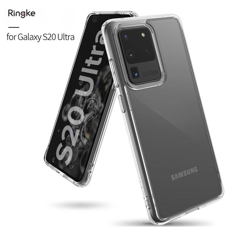 

Ringke Fusion for Galaxy S20 Ultra Silicone Case Flexible Tpu and Transparent Hard PC Back Cover Hybrid
