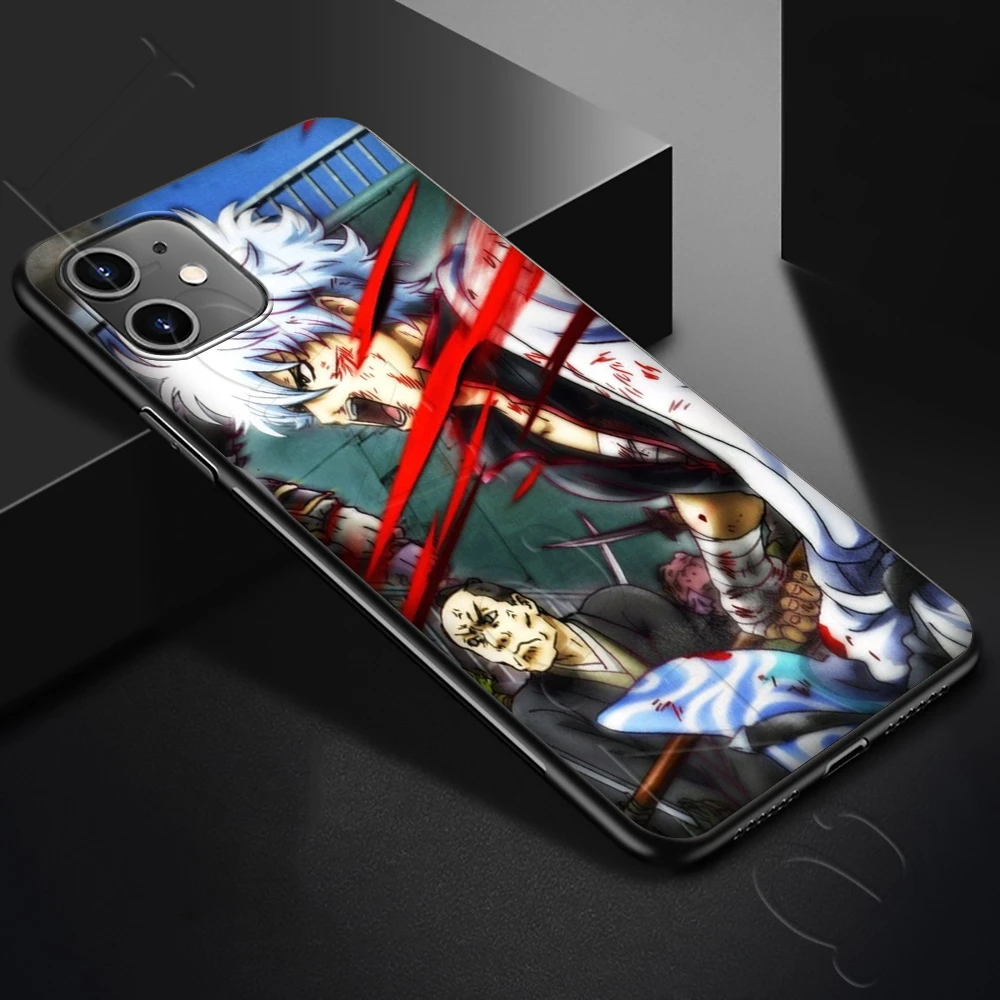 Силиконовый мягкий чехол Lavaza GINTAMA для iPhone 12 Mini 11 Pro XS Max XR X 8 7 6 6S Plus 5 5S SE | Мобильные