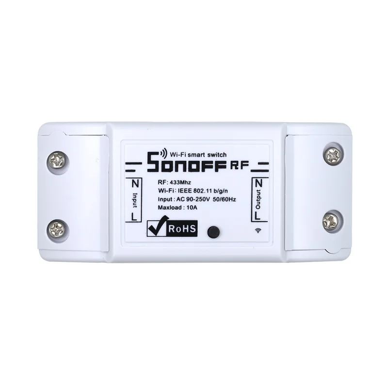 SONOFF RF ITEAD SONOFF Basic/RF/TH10/TH16/Dual/Mini/Pow r2 Wi-Fi пульт дистанционного управления беспроводной умный переключатель света таймер Поддержка Google Home Alexa - Комплект: SONOFF RF