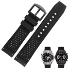 CASIOsilicone ремешок для наручных часов 22 мм водонепроницаемый резиновый ремешок с пряжкой из нержавеющей стали браслет