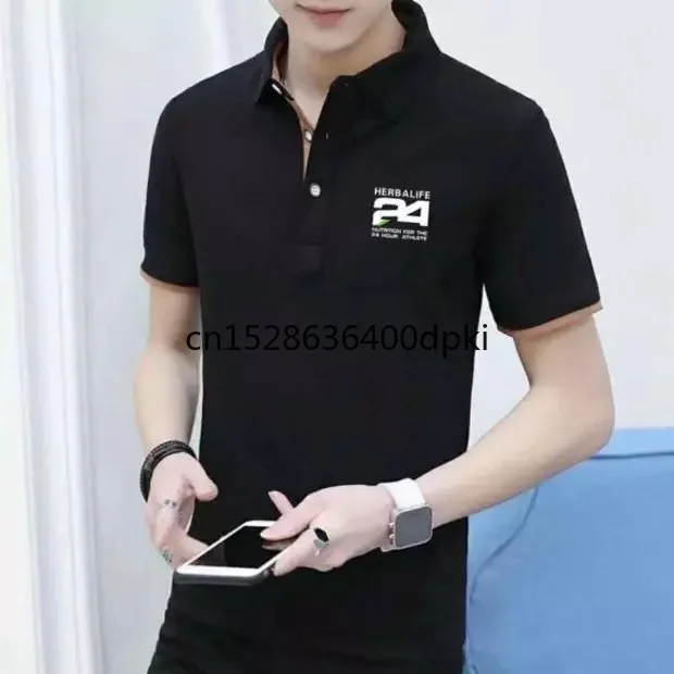 2020 Herbalife 24 мужские футболки Топы И Футболки Спортивная футболка с коротким