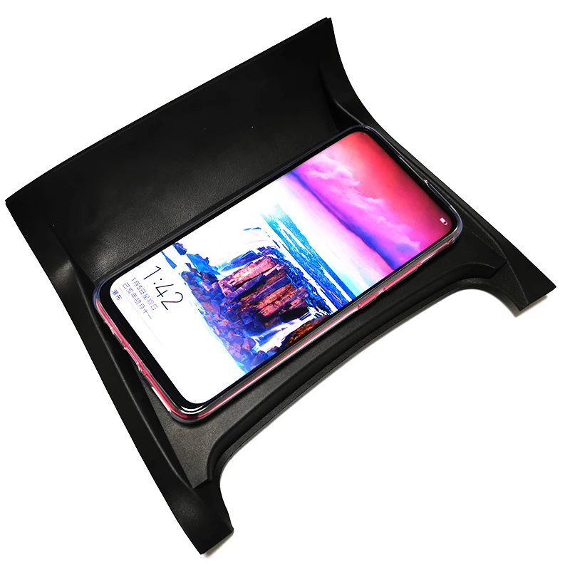 Быстрое автомобильное беспроводное зарядное устройство 15 Вт QI для телефона