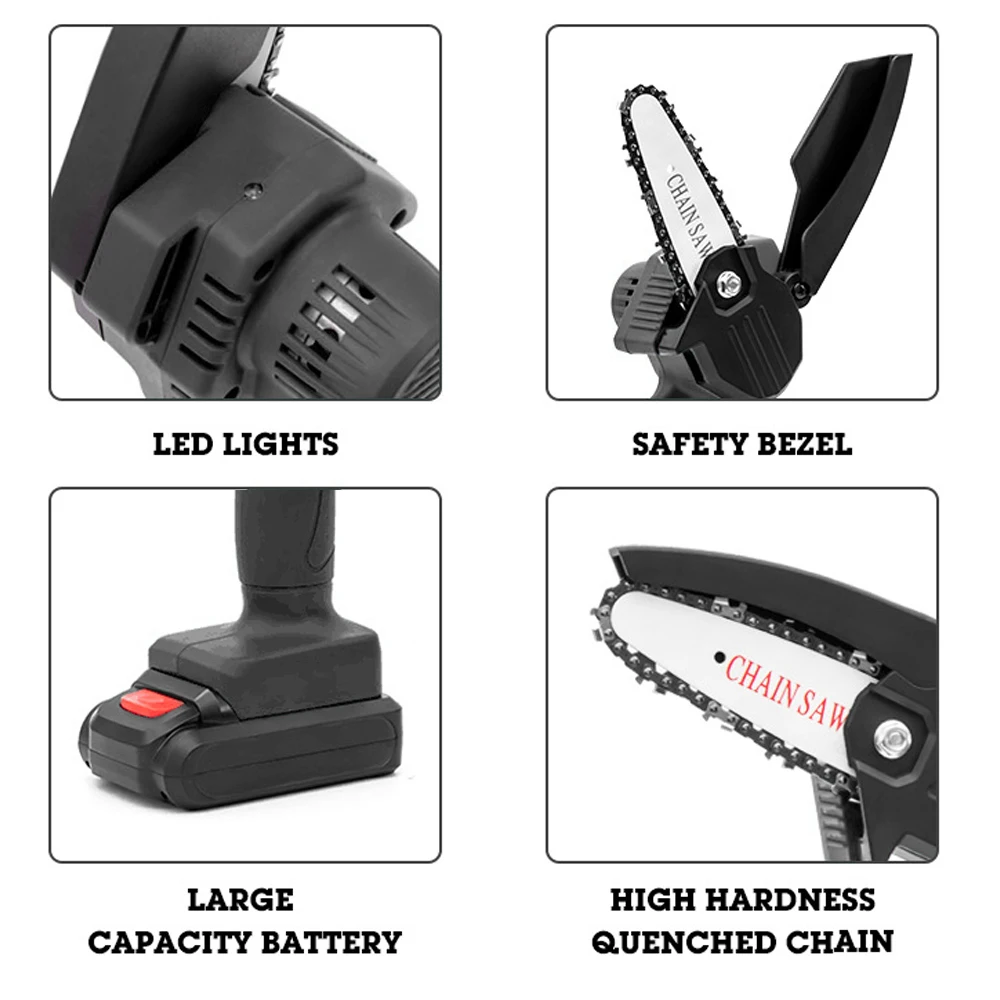 Пила HiLDA электрическая портативная для резки дерева огород сада | Инструменты