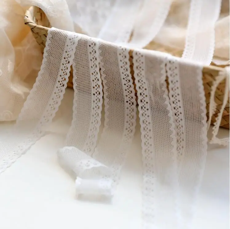 5 метров белая вышивка кружевная Лоскутная эластичная ткань сделай сам одежда