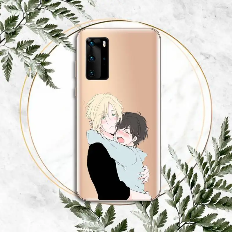 

Anime Banana Fish Phone Case Clear Transparent for huawei honor P 40 30 20 lite Pro 10 i 8 9 x p smart 2019