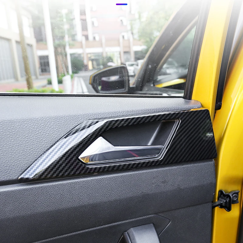 Для Volkswagen Polo Mk6 2019 2020 автомобильный Стайлинг из нержавеющей стали внутренние