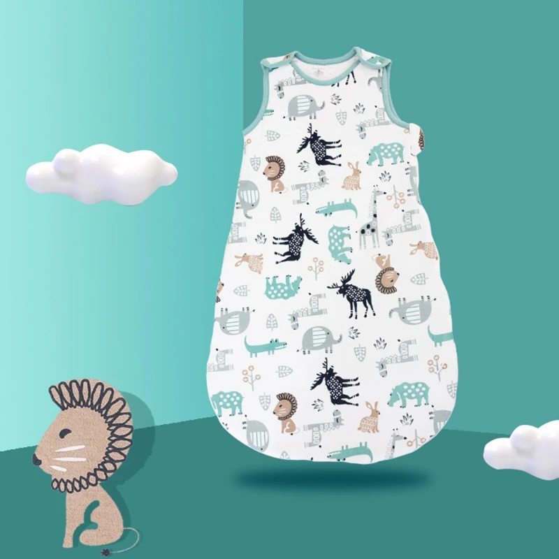 

Newborn Zipper Sleepsack Wrap Baby Short Sleeve Cotton Sleeping Bag Blanket Bedding