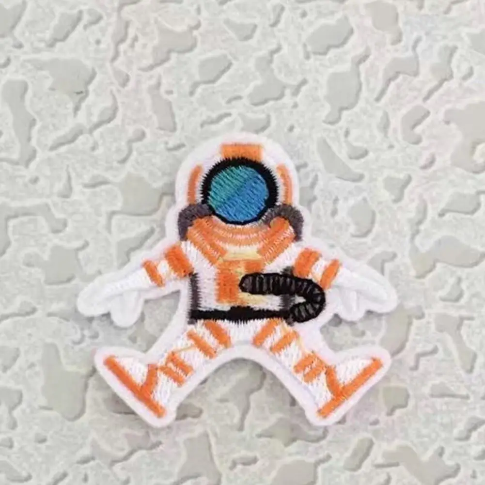 1 шт. UFO Alien Patches Вышивка Железо на заплатках для одежды DIY полосатая одежда