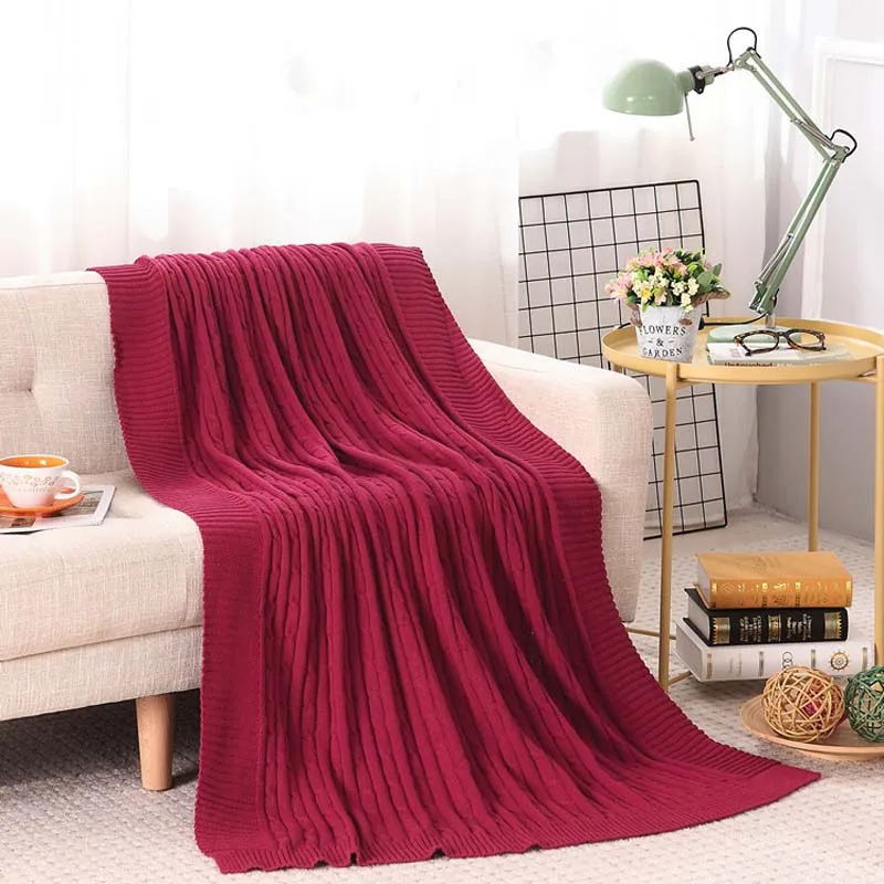 Вязаные Шерстяные Платья офисные зимние теплые Одеяло Для женщин Манта палантин