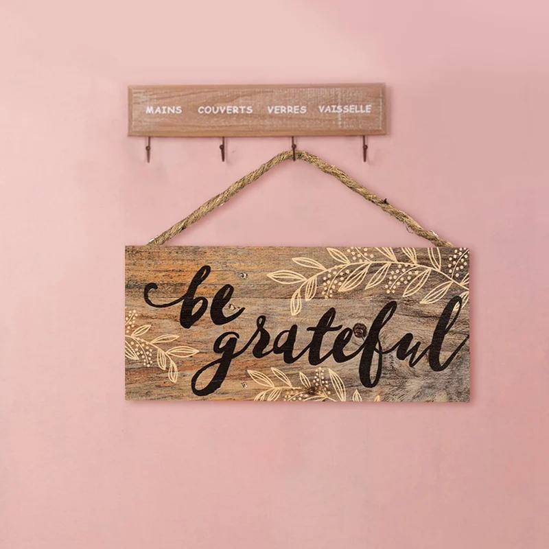 Деревянная подвесная табличка деревянная вешалка в винтажном стиле доска для