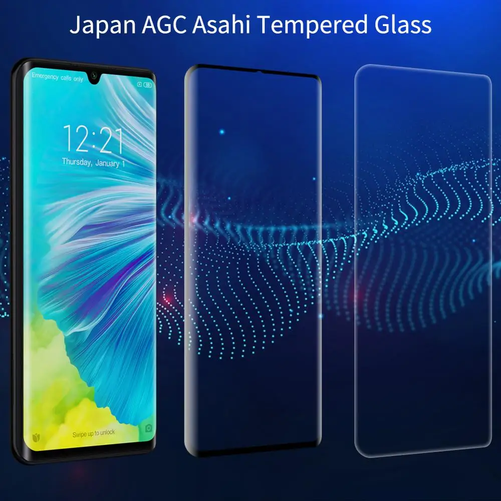 Качественная защитная пленка arc cuvred для Xiaomi Mi CC9 Pro Note 10 из закаленного стекла Nillkin