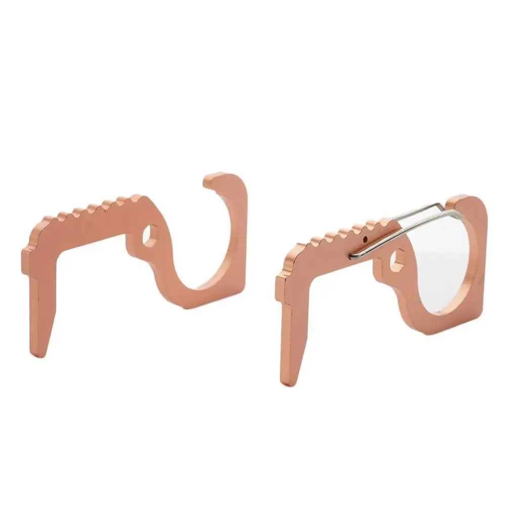 Гигиенический ручной антимикробный латунный дверной Открыватель для