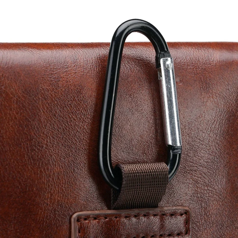 

ASDS-WEIXIER 2 Pcs Handbag Small Mobile Phone Bag Ladies Leather Mini Messenger Bag Female Handbag Black & Red Brown