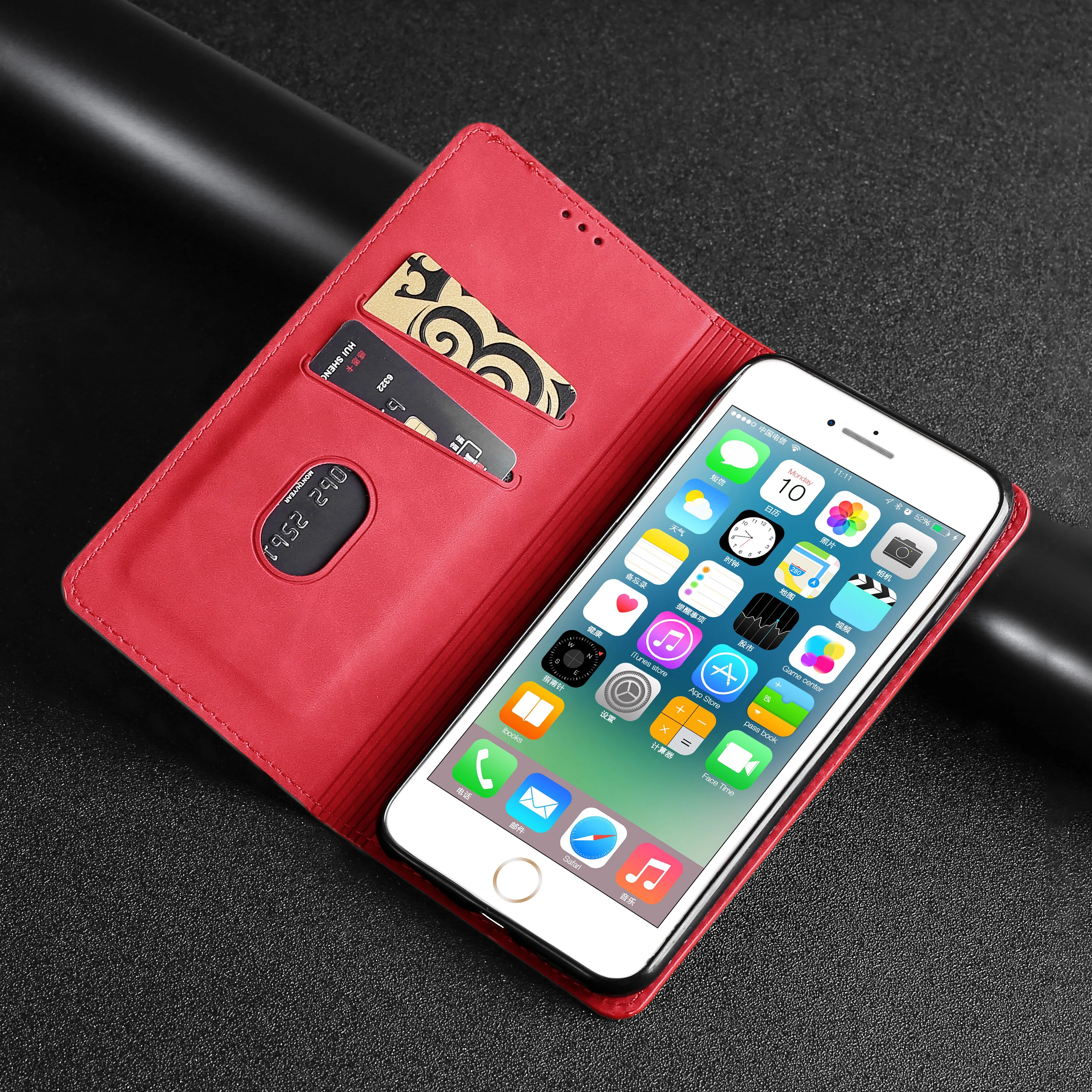Для Asus ZenFone 6 Чехол-Кошелек Флип Бизнес Кожаный Капа чехол для телефона ZS630KL Coque