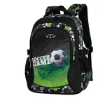 Школьный рюкзак Эдисона для мальчиков, модный ультралегкий грязеотталкивающий износостойкий ранец, школьные сумки с принтом футбольного мяча, Набор чехлов для карандашей