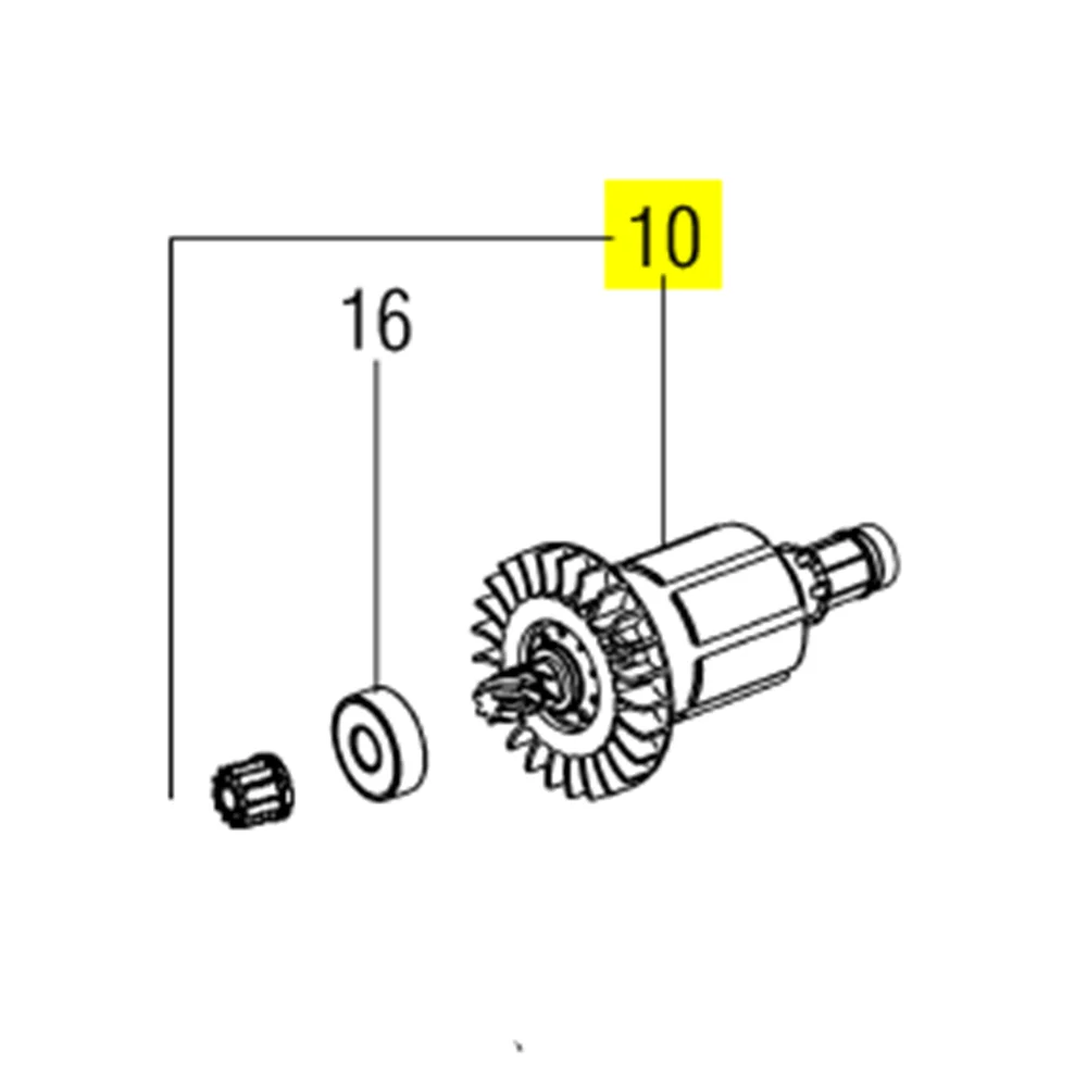 Armature Rotor For METABO KNS18LTX150 316068770