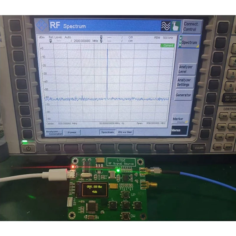 TOP LTDZ MAX2870 STM32 23 5-6000 МГц модуль источника сигнала USB 5 в питание частоты и режимы