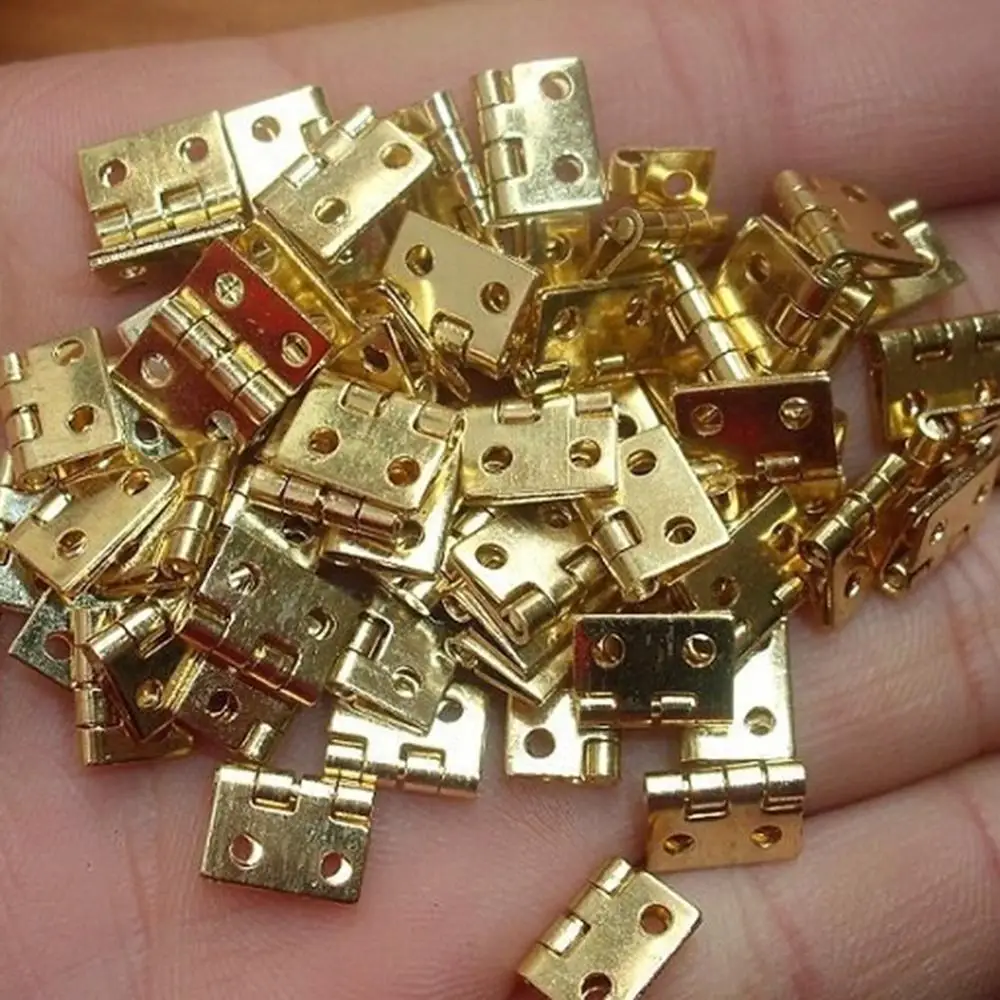 20 шт. миниатюрные металлические петли для ногтей миниатюрная медная петля