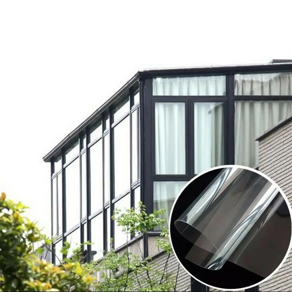 

Window Safety Film SUNICE 50*152cm Glass Shatterproof Protection Film Transparent Car Auto Home Residential Safety Security Film