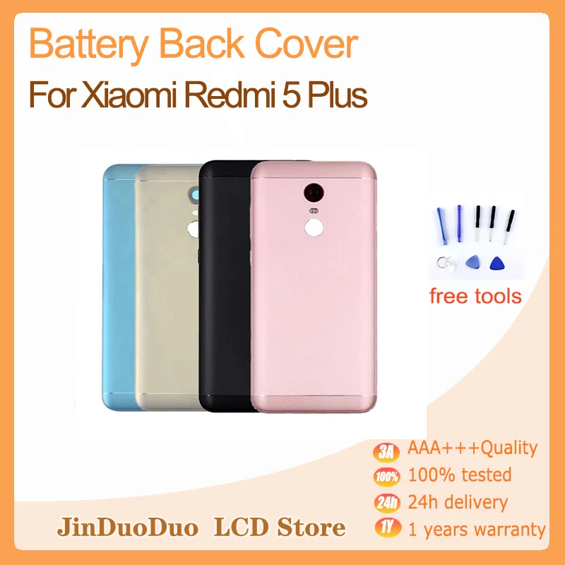 

Original Battery Back Cover For XIAOMI Redmi 5 Plus Rear Door Housing Digitizer For Xiaomi Redmi 5 Plus Battery Case Replacement