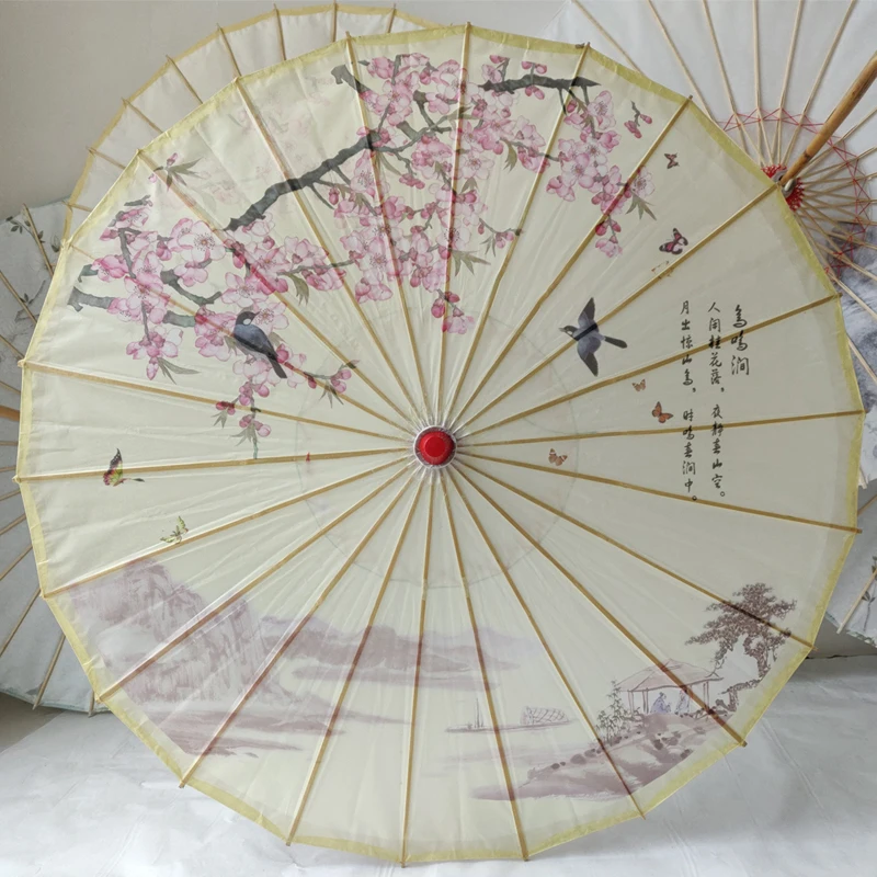 

Sakura Umbrella Lace Parasol Cute Wedding Gift Uv Paper Umbrella Protection Sun Japanese Parasolka Damska Apparel Accessories