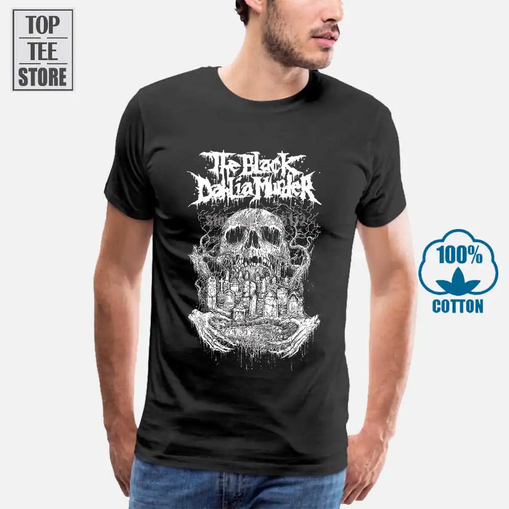 Черная футболка с металлическим ремешком Dahlia Murder American Melodic Размеры: от S до 6Xl